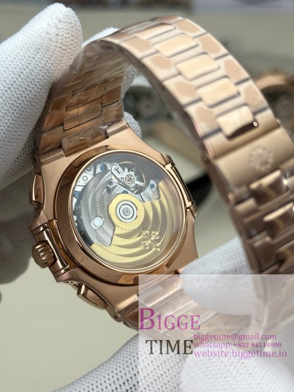 Nautilus 5980 SS 3KF V3  Best Edition brown Dial on SS Strap - Image 3