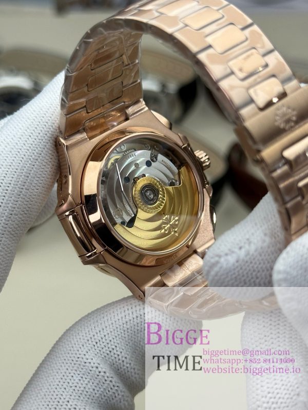 Nautilus 5980 SS 3KF V3  Best Edition brown Dial on SS Strap - Image 4