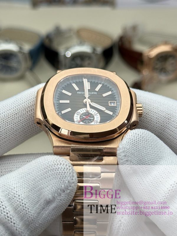 Nautilus 5980 SS 3KF V3  Best Edition brown Dial on SS Strap - Image 7
