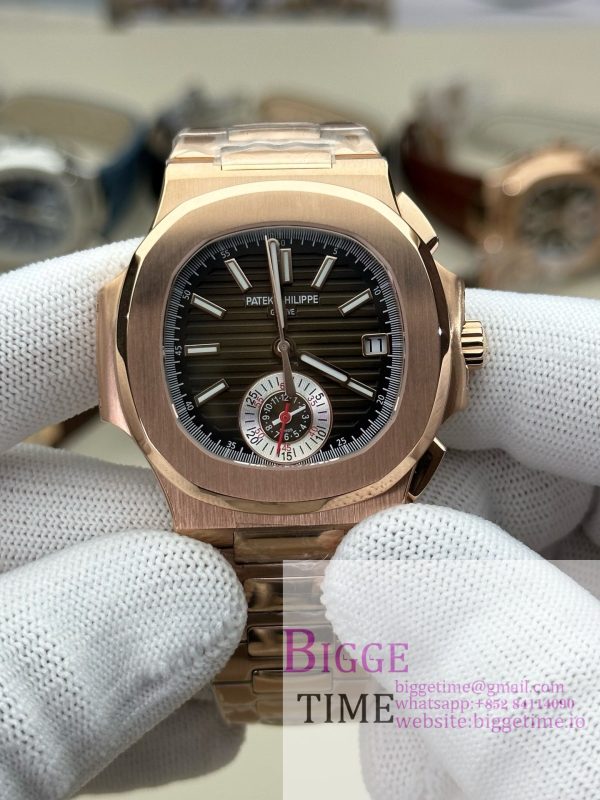 Nautilus 5980 SS 3KF V3  Best Edition brown Dial on SS Strap
