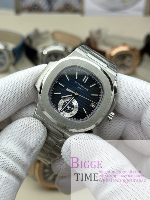 Nautilus 5980 SS 3KF V3  Best Edition blue Dial on SS Strap - Image 8