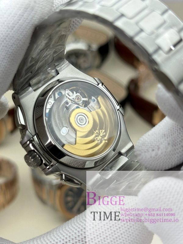 Nautilus 5980 SS 3KF V3  Best Edition white Dial on SS Strap - Image 4