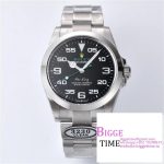 Air-King 126900 40mm SS Clean 1:1 Best Edition Black Dial on SS Bracelet VR3230