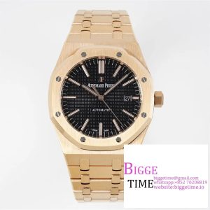 AP Royal Oak 41mm 15400 RG Black Dial RG Bracelet APSF A3120