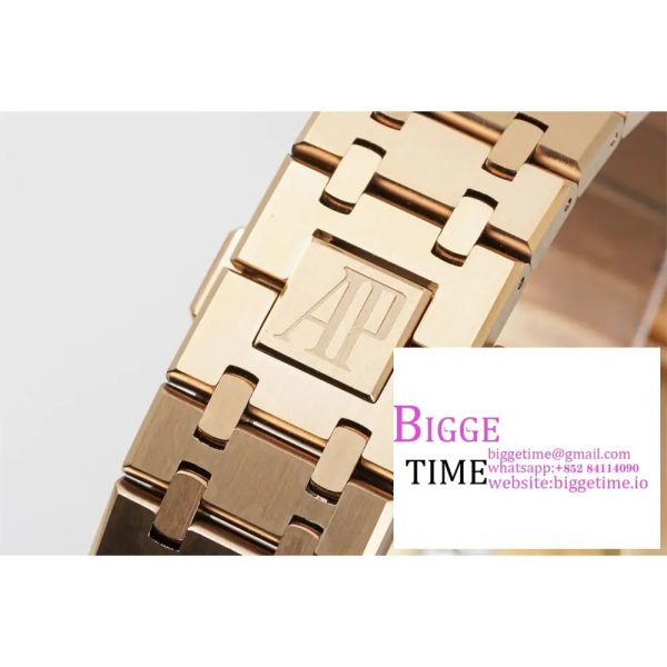 AP Royal Oak 41mm 15400 RG Black Dial RG Bracelet APSF A3120 - Image 8