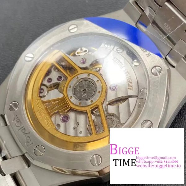AP Royal Oak 41mm 15500 Blue Dial SS Bracelet APSF A4302 - Image 9