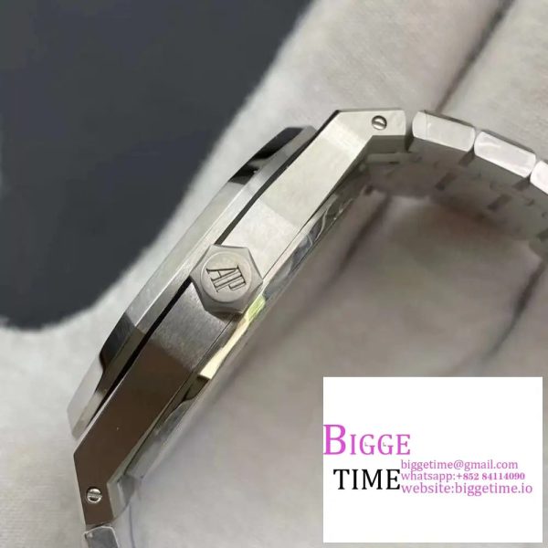 AP Royal Oak 41mm 15500 Blue Dial SS Bracelet APSF A4302 - Image 6