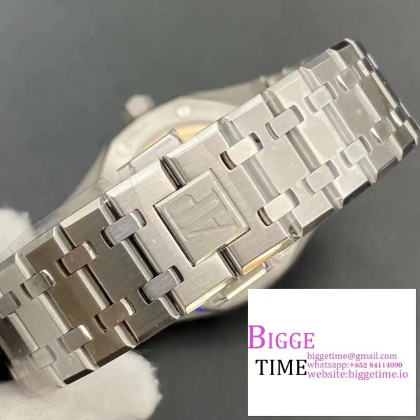 AP Royal Oak 41mm 15500 Blue Dial SS Bracelet APSF A4302 - Image 7