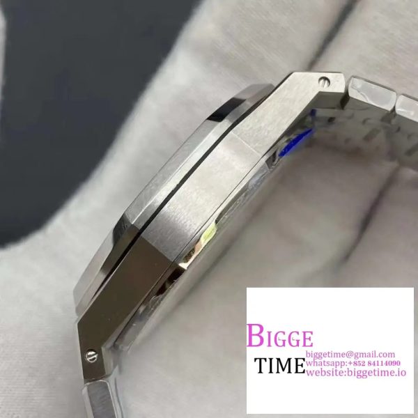 AP Royal Oak 41mm 15500 Blue Dial SS Bracelet APSF A4302 - Image 5