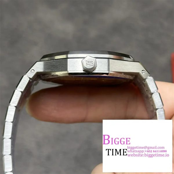 AP Royal Oak 41mm 15500 Green Dial SS Bracelet APSF A4302 - Image 4
