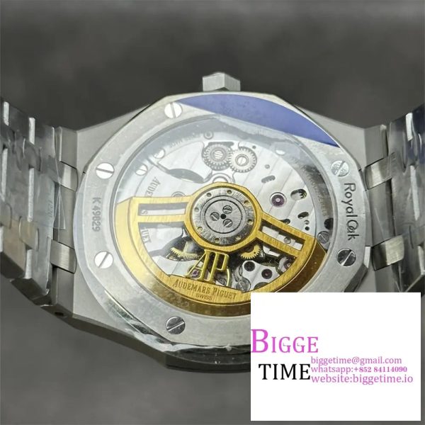 AP Royal Oak 41mm 15500 Green Dial SS Bracelet APSF A4302 - Image 6