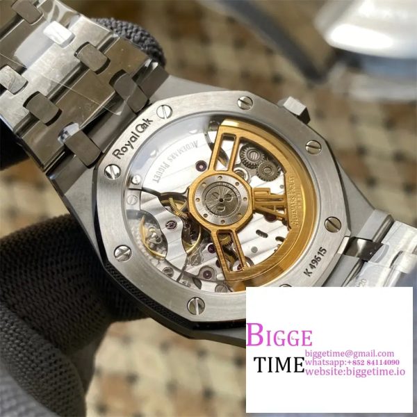 AP Royal Oak 41mm 15500 Grey Dial SS Bracelet APSF A4302 - Image 9