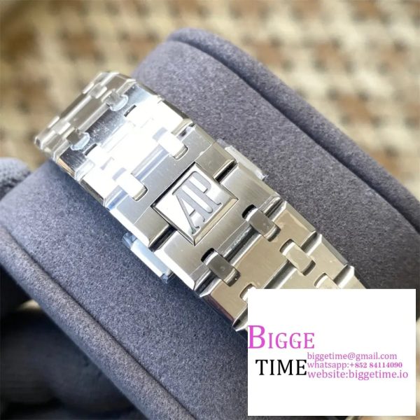 AP Royal Oak 41mm 15500 Grey Dial SS Bracelet APSF A4302 - Image 7