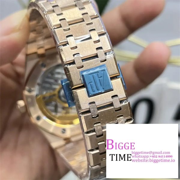 AP Royal Oak 41mm 15500 RG Black Dial RG Bracelet APSF A4302 - Image 7