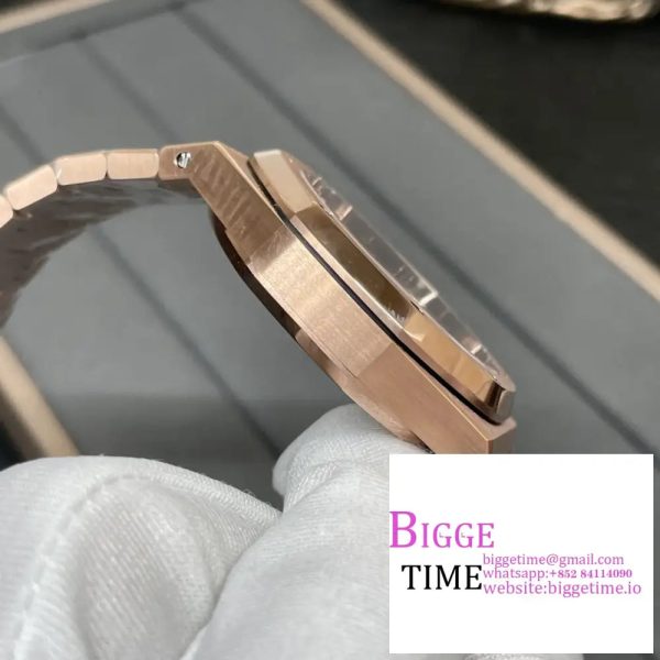 AP Royal Oak 41mm 15500 RG Blue Dial RG Bracelet APSF A4302 - Image 7