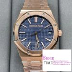 AP Royal Oak 41mm 15500 RG Blue Dial RG Bracelet APSF A4302