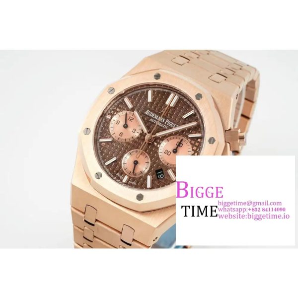AP Royal Oak 41mm 26331 RG Brown/RG Dial RG Bracelet IPF A7750 - Image 2