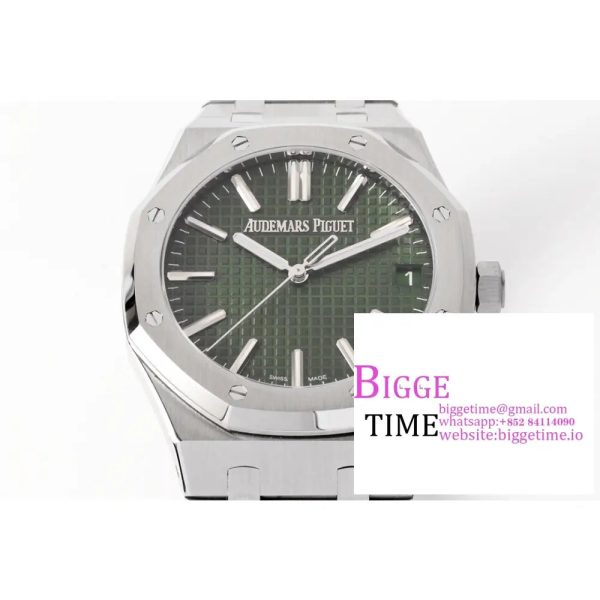 AP Royal Oak 50th Anniversary 41mm 15510 Green Dial SS Bracelet ZF SA4302 - Image 2
