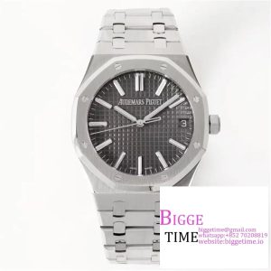 AP Royal Oak 50th Anniversary 41mm 15510 Grey Dial SS Bracelet ZF SA4302