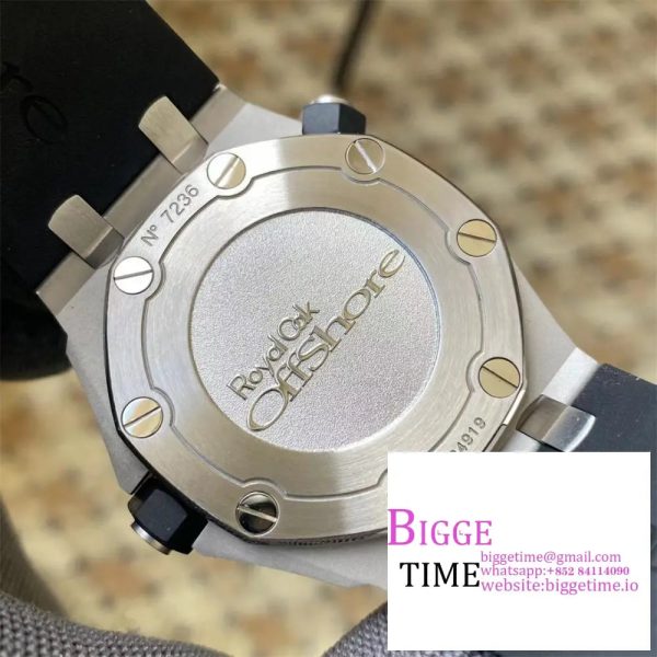 AP Royal Oak Offshore 42mm 15703 Black Dial Black Rubber Strap APSF SA3120 - Image 9