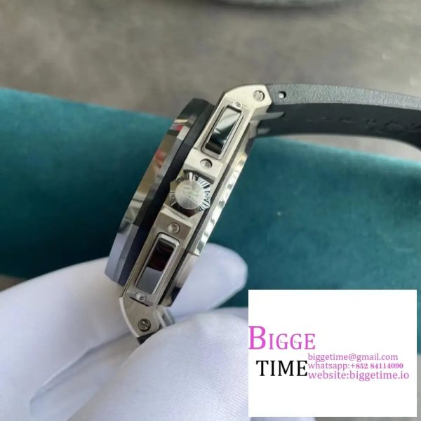 AP Royal Oak Offshore 44mm 26400 Ceramic Bezel Grey/White Dial Black Rubber Strap APF A3126 - Image 6