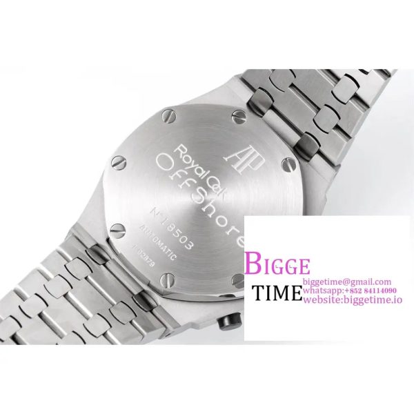AP Royal Oak Offshore Panda 42mm White/Black Dial SS Bracelet APF A7750 - Image 8
