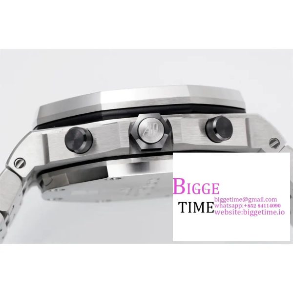 AP Royal Oak Offshore Panda 42mm White/Black Dial SS Bracelet APF A7750 - Image 6