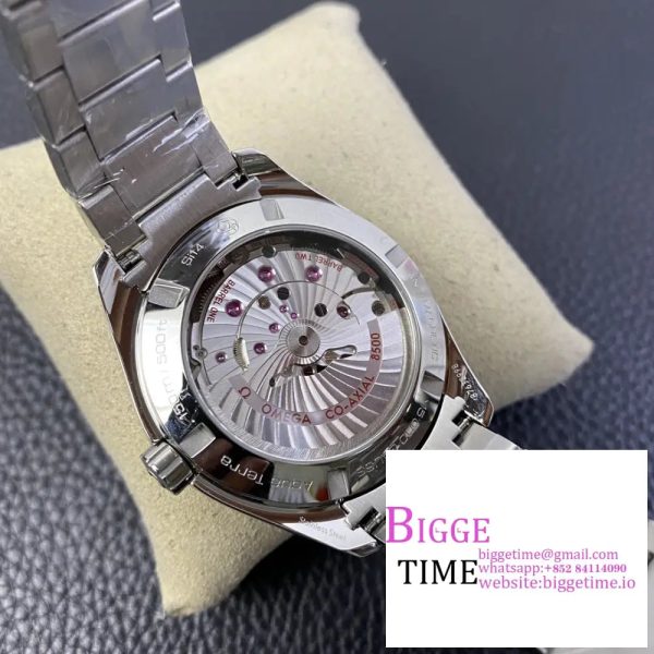 Aqua Terra 150M 15,000 GAUSS VSF 1:1 Best Edition Black Textured Dial on SS Bracelet A8508 - Image 9