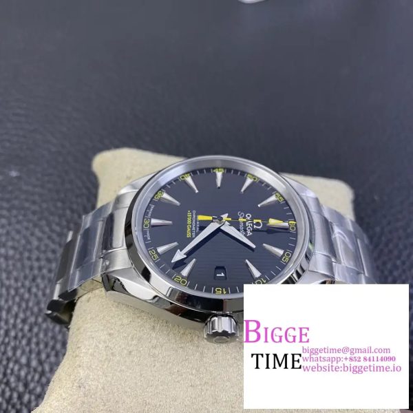 Aqua Terra 150M 15,000 GAUSS VSF 1:1 Best Edition Black Textured Dial on SS Bracelet A8508 - Image 4