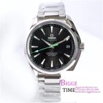 Aqua Terra 150M Master Chronometers VSF 1:1 Best Edition Black Dial Green Hand on SS Bracelet A8900