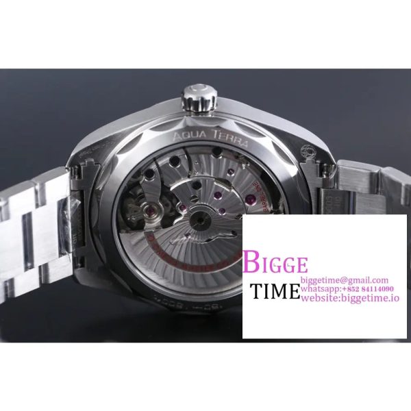 Aqua Terra 150M Master Chronometers VSF 1:1 Best Edition Deep Blue Dial Silver Hand on SS Bracelet A8900 - Image 8