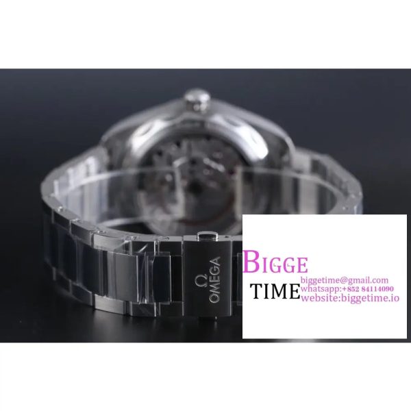 Aqua Terra 150M Master Chronometers VSF 1:1 Best Edition Deep Blue Dial Silver Hand on SS Bracelet A8900 - Image 9