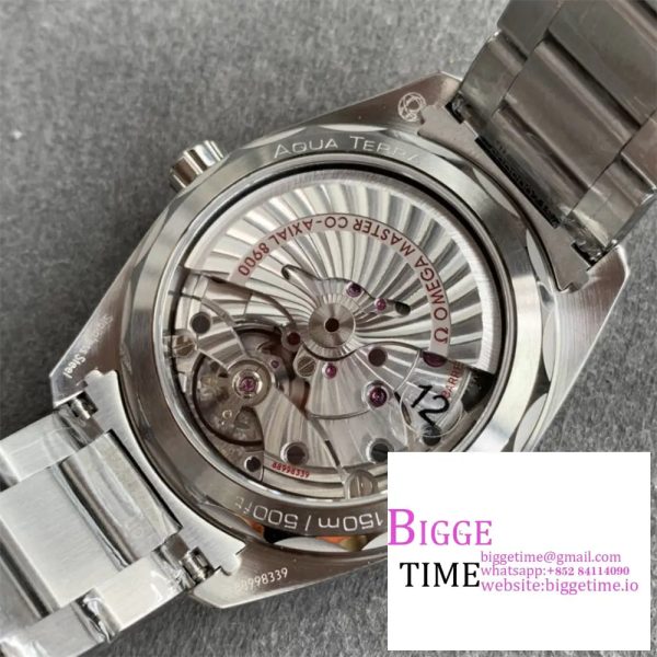 Aqua Terra 150M Master Chronometers VSF 1:1 Best Edition Green Dial on SS Bracelet A8900 - Image 6