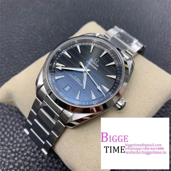 Aqua Terra 150M Master Chronometers VSF 1:1 Best Edition Green Dial on SS Bracelet A8900 - Image 4