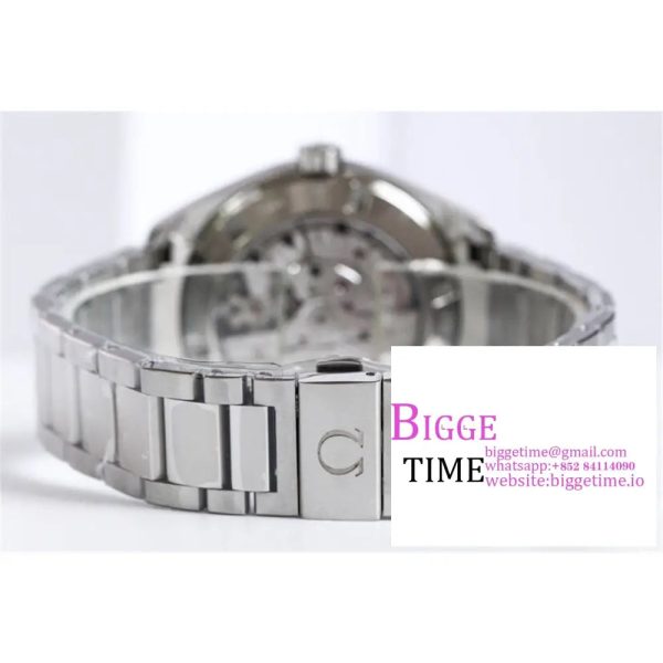 Aqua Terra 150M Master Chronometers VSF 1:1 Best Edition White Dial Orange Hand on SS Bracelet A8900 - Image 9