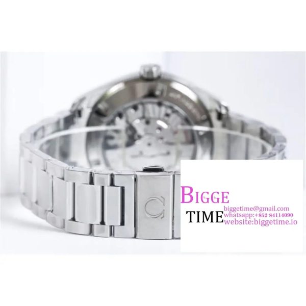 Aqua Terra 150M SS VSF 1:1 Best Edition Black Wave Textured Dial RG Hand on SS Bracelet A8500 - Image 8