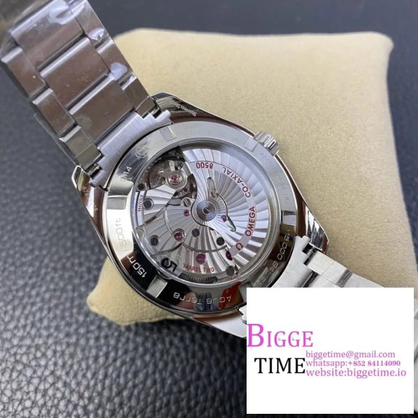 Aqua Terra 150M SS VSF 1:1 Best Edition White Wave Textured Dial on SS Bracelet A8500 - Image 8