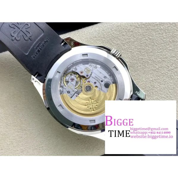 Aquanaut 5167 40mm SS 3KF 1:1 Best Edition Gray Dial on Black Rubber Strap A330 Super Clone V3 - Image 9