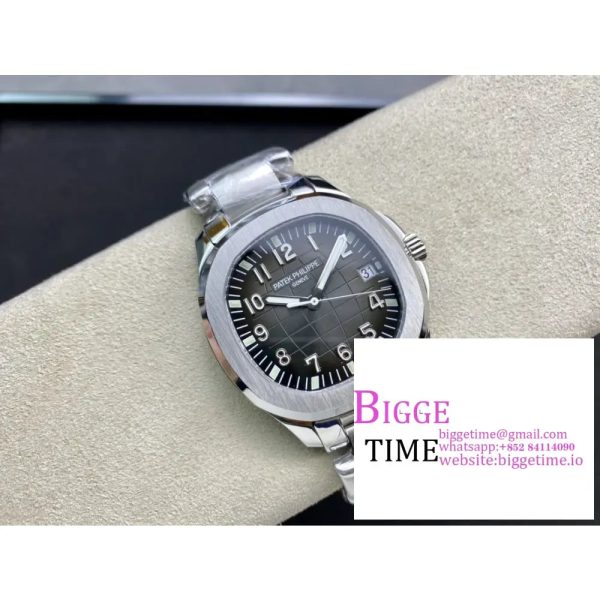 Aquanaut 5167 SS 3KF Best Edition Gray Dial on SS Bracelet A324 Super Clone V2 - Image 3