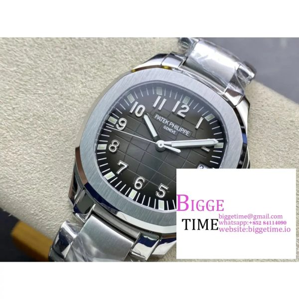 Aquanaut 5167 SS 3KF Best Edition Gray Dial on SS Bracelet A324 Super Clone V2 - Image 6