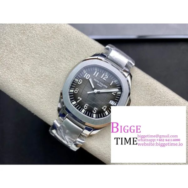 Aquanaut 5167 SS 3KF Best Edition Gray Dial on SS Bracelet A324 Super Clone V2 - Image 5
