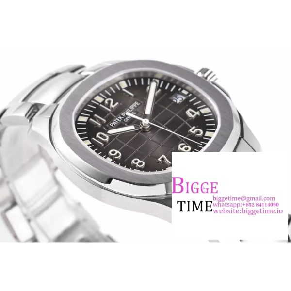 Aquanaut 5167A SS ZF 1:1 Best Edition Black Dial on SS Bracelet 324CS - Image 6