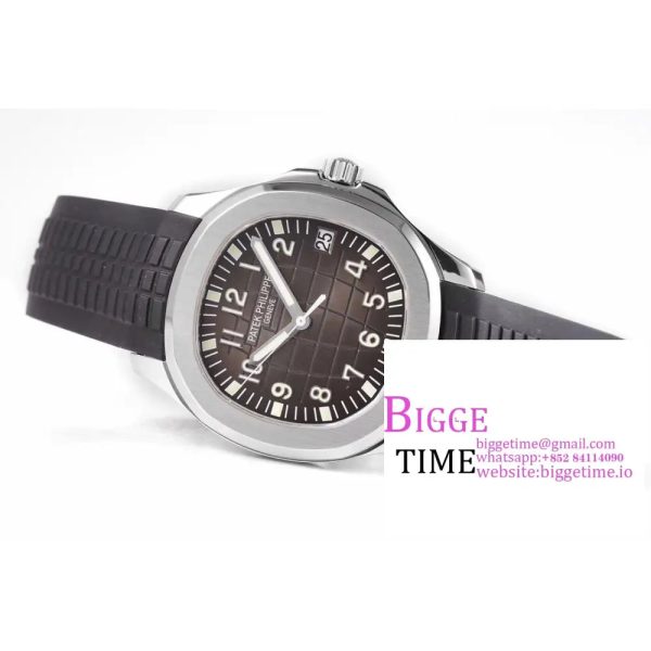 Aquanaut 5167A SS ZF 1:1 Best Edition Black Dial on Black Rubber Strap 330CS V2 - Image 7