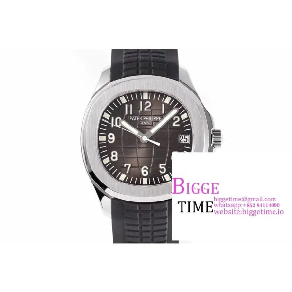 Aquanaut 5167A SS ZF 1:1 Best Edition Black Dial on Black Rubber Strap 330CS V2 - Image 2