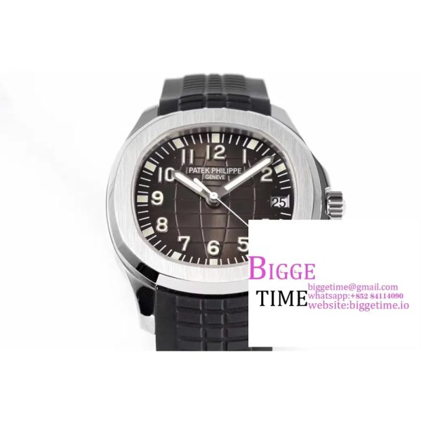 Aquanaut 5167A SS ZF 1:1 Best Edition Black Dial on Black Rubber Strap 330CS V2 - Image 5