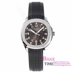 Aquanaut 5167A SS ZF 1:1 Best Edition Black Dial on Black Rubber Strap 330CS V2