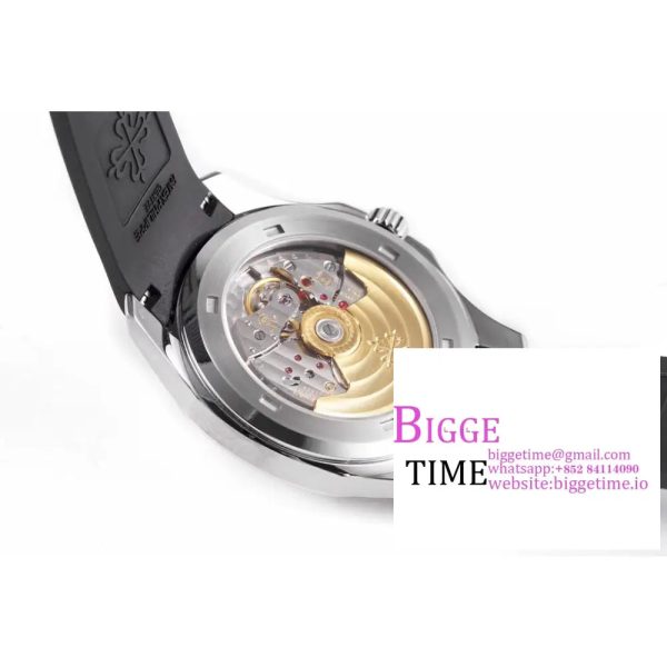Aquanaut 5167A SS ZF 1:1 Best Edition Black Dial on Black Rubber Strap 330CS V2 - Image 9
