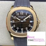 Aquanaut 5167R RG 3KF Best Edition Brown Dial on Brown Rubber Strap A324 Super Clone