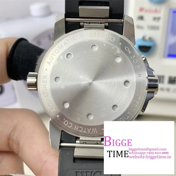 Aquatimer Chronograph 44mm  Black Dial Rubber Strap RSF A2892 - Image 6