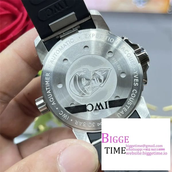 Aquatimer SS IW3290 RSF 1:1 Best Edition Blue Dial on Black Rubber Strap A2892 - Image 9